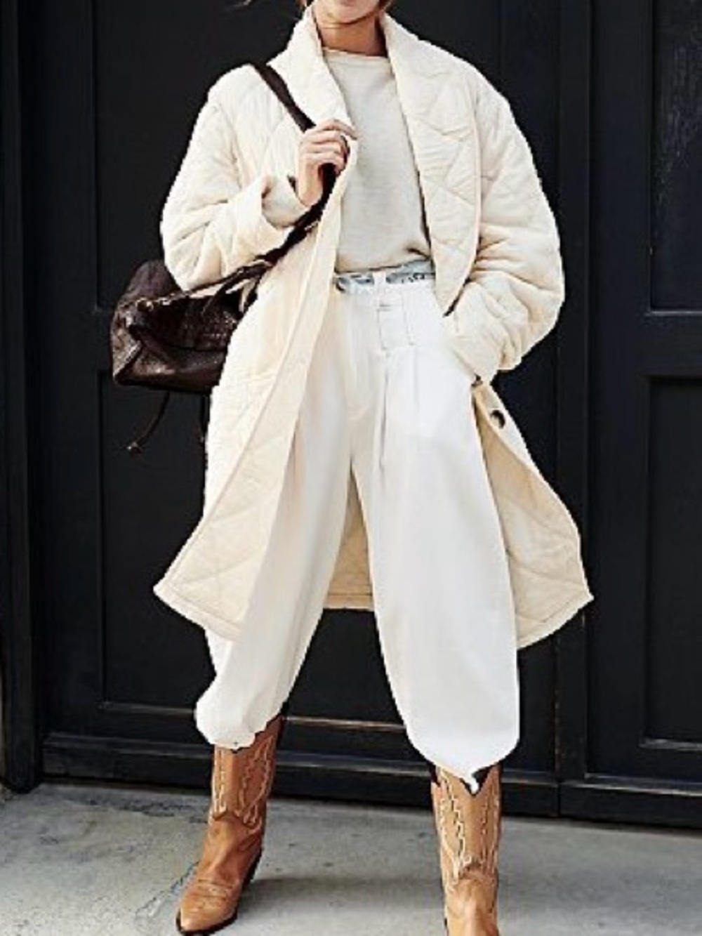 FP Soft quilted jacket Ivory
